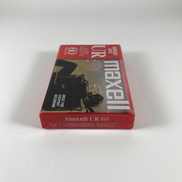 Sealed Maxell UR60 Audio Cassette Tape - 60 Minute, Normal Bias - IEC Type I - Picture 4 of 8